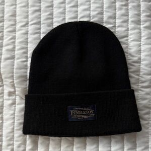 Pendleton Classic Black Knit Hat